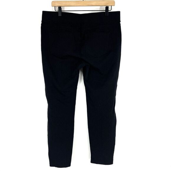 Liverpool Pants Size 14/32 Womens Black Skinny Stretch Casual Pull On Ponte Knit - Picture 4 of 7